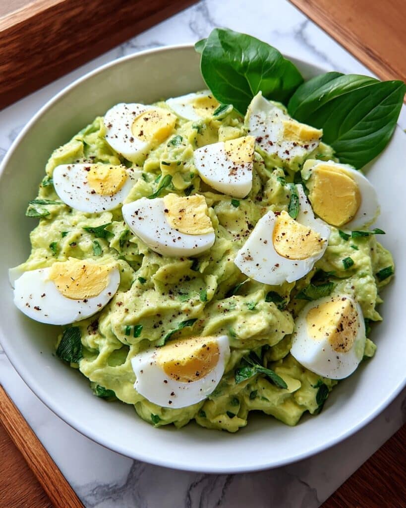 Keto Avocado Egg Salad Recipe
