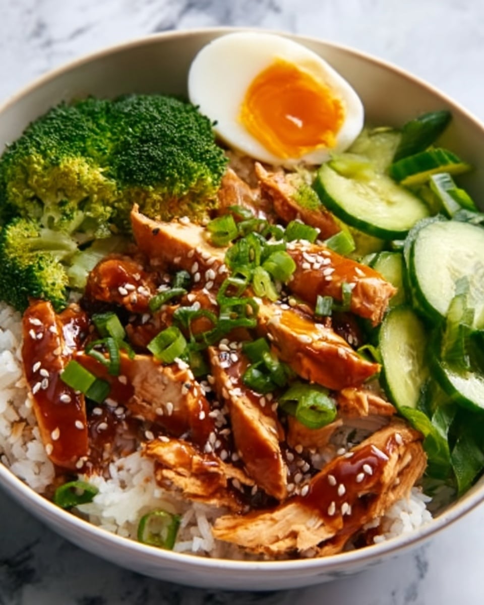 Sticky Chicken Rice Bowls Recipe - Recipe Image