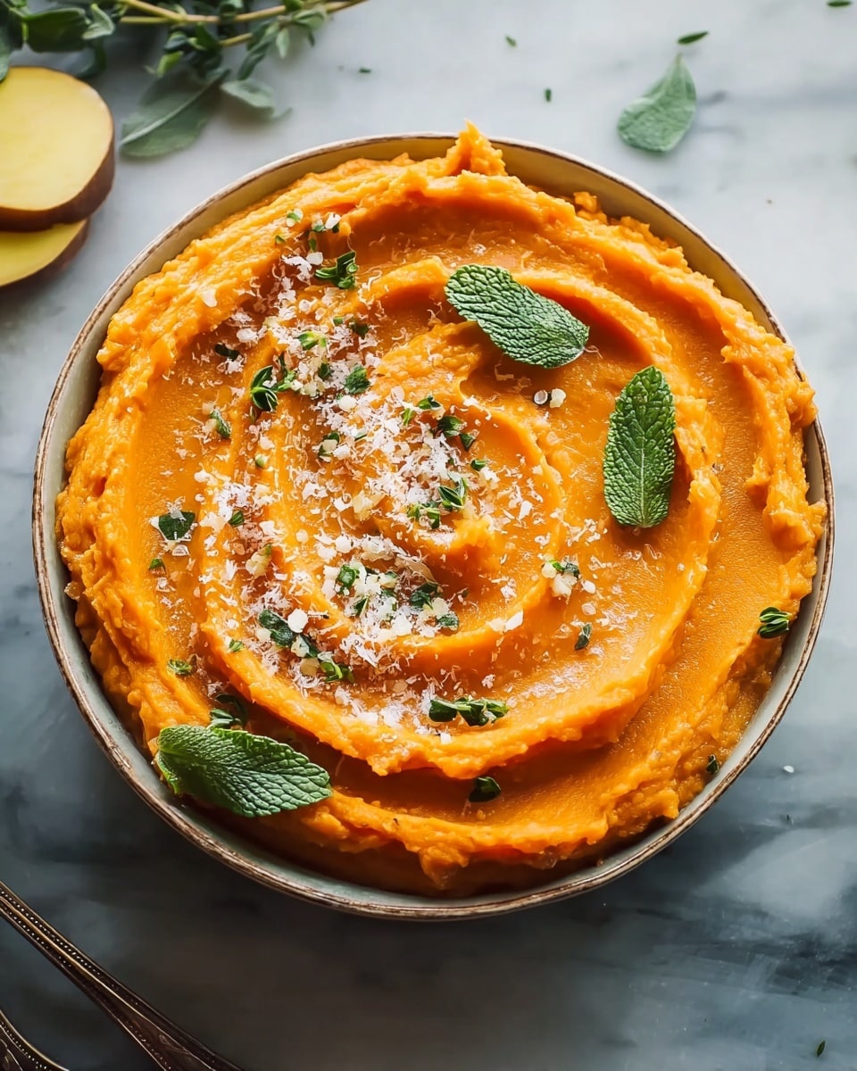 Creamy Maple Mashed Sweet Potatoes: A Soul-Warming Side Dish Recipe - Recipe Image
