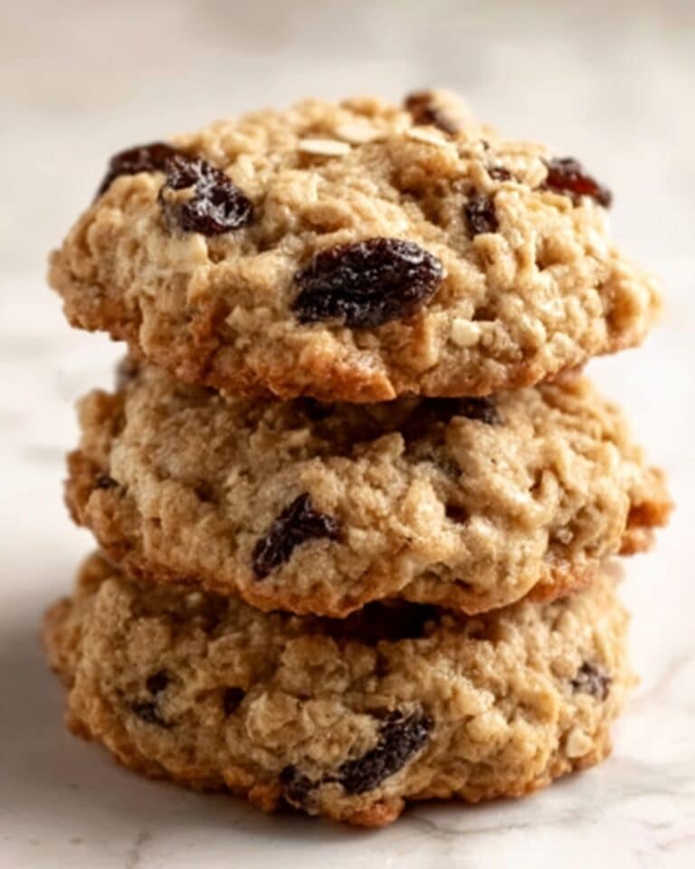 Soft & Chewy Oatmeal Raisin Cookies Recipe