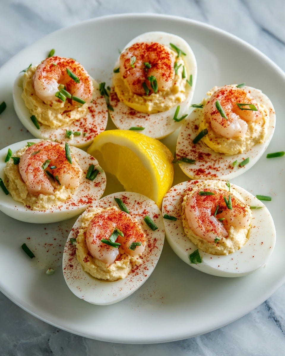 Cajun Shrimp Deviled Eggs Recipe - Recipe Image