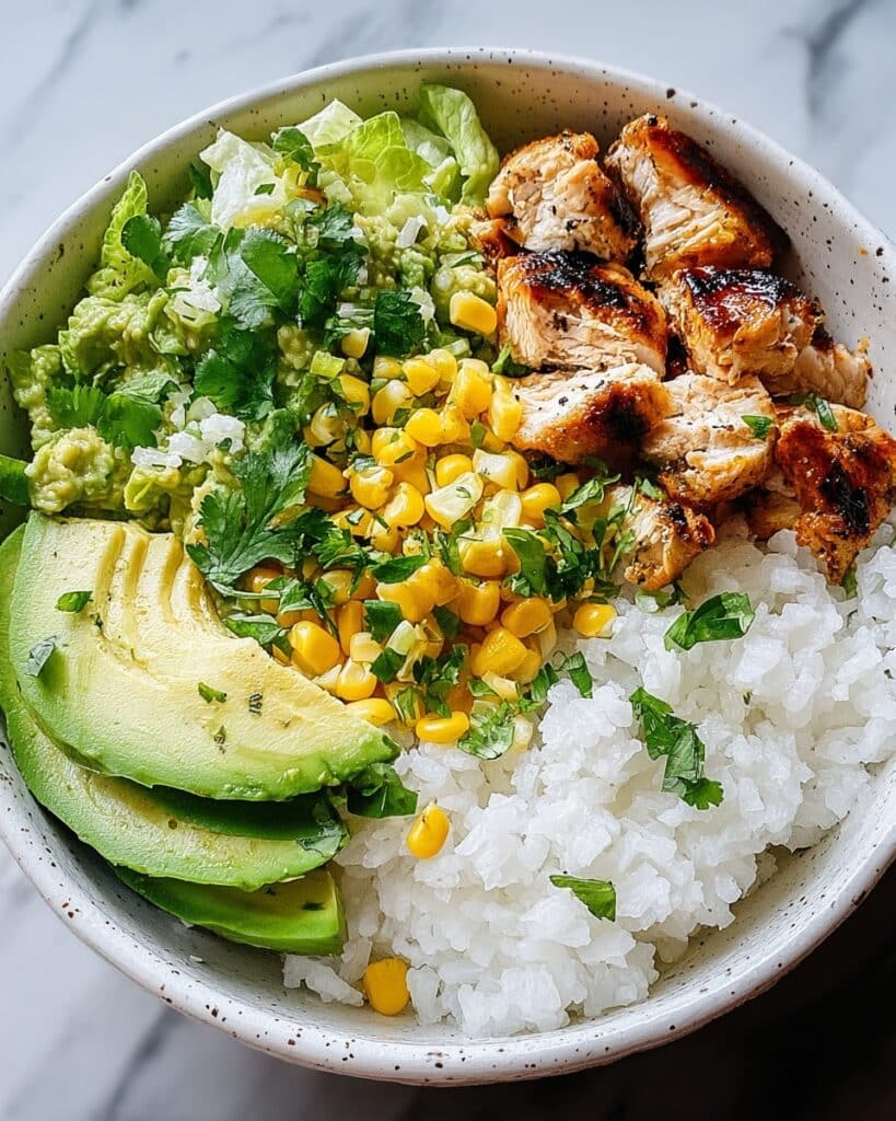 Street Corn Chicken Rice Bowl Recipe