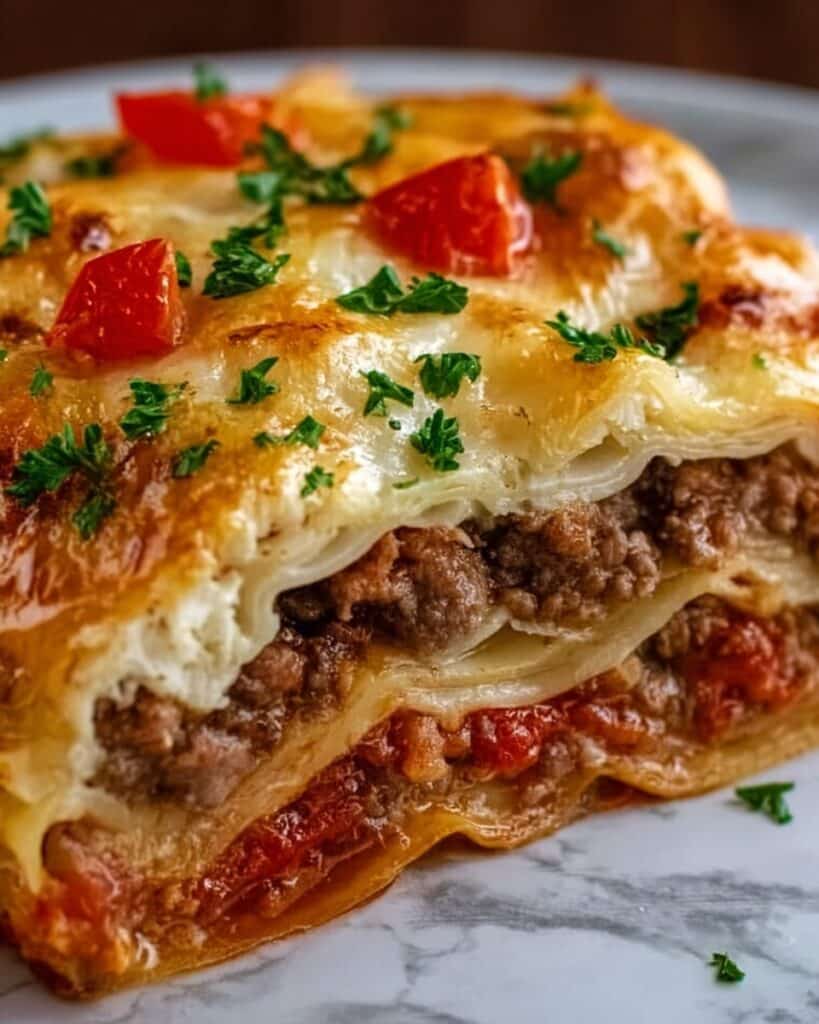 Three Meat Italian Pie Recipe