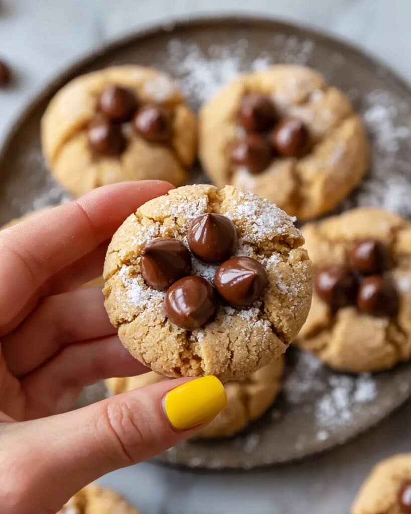 Bear Paw Peanut Butter Blossom Cookies Recipe