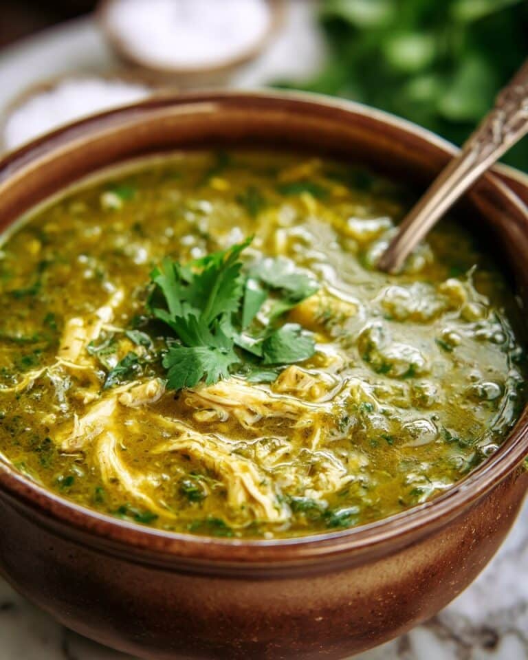 Green Chicken Enchilada Soup Recipe