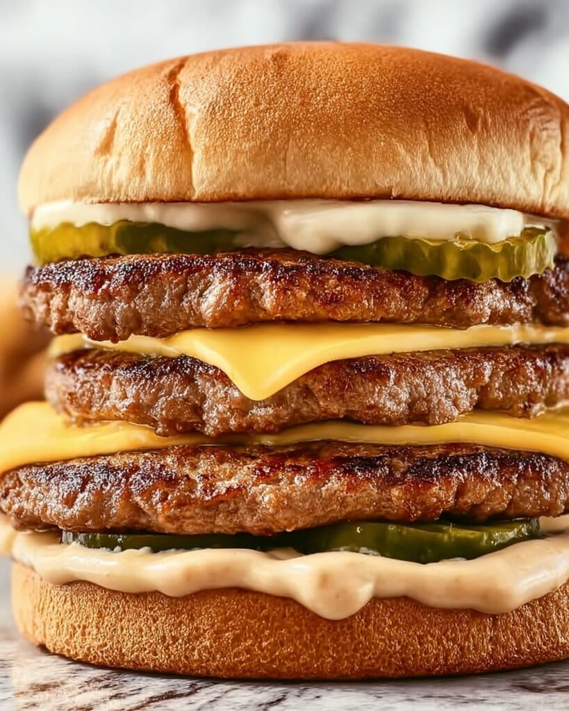 Homemade Sonic Double Smasher Burger Recipe