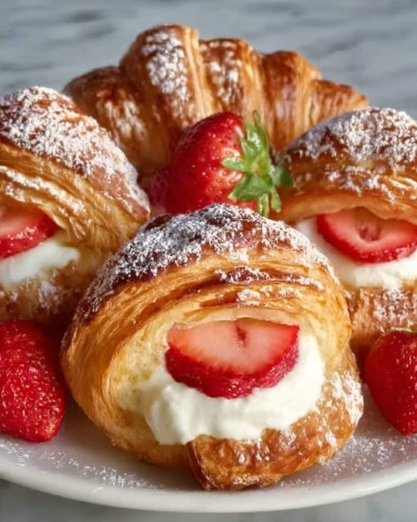 Strawberry Cheesecake Crescents Recipe