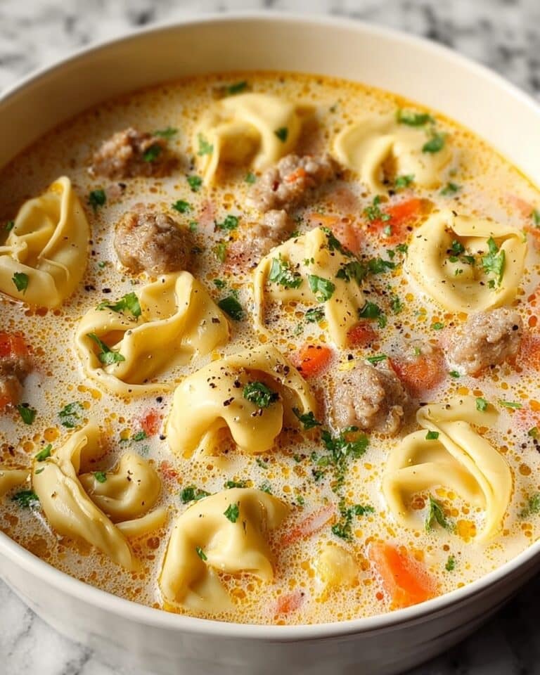 Creamy Sausage Tortellini Soup Recipe