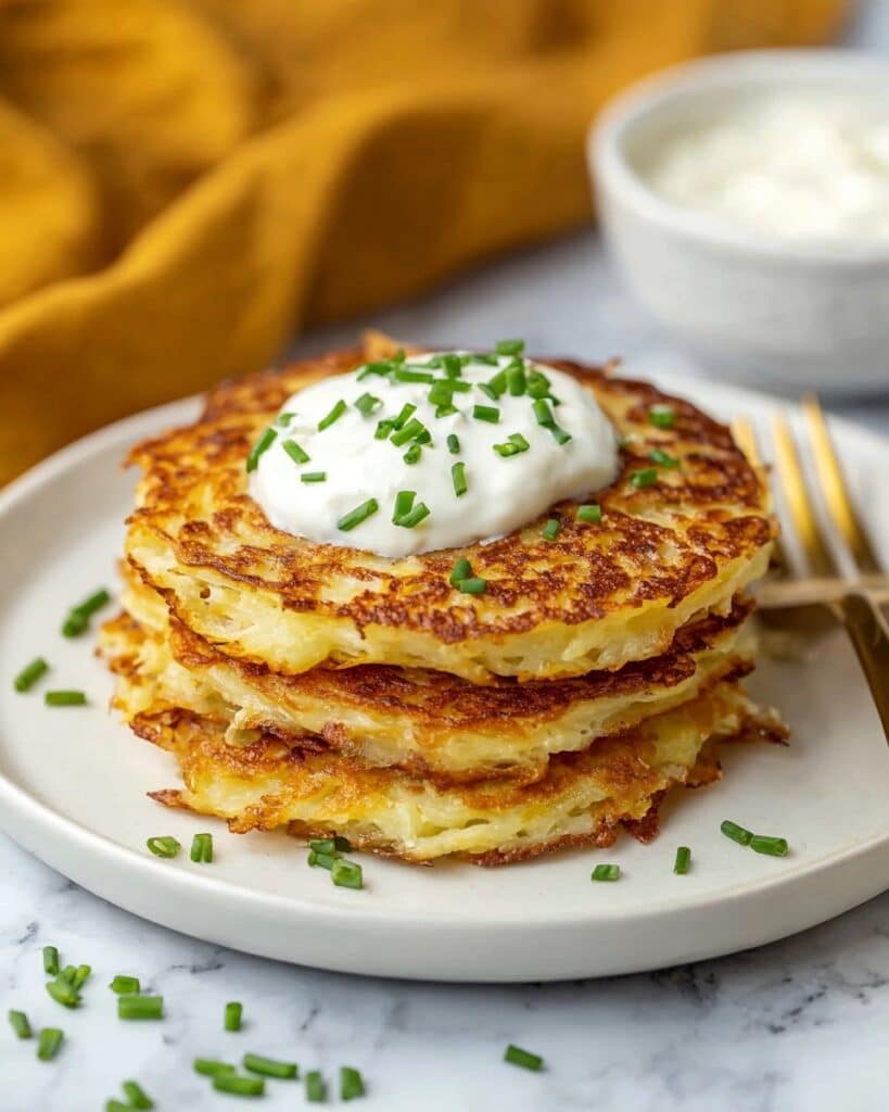 Crispy Easy Potato Pancakes Recipe