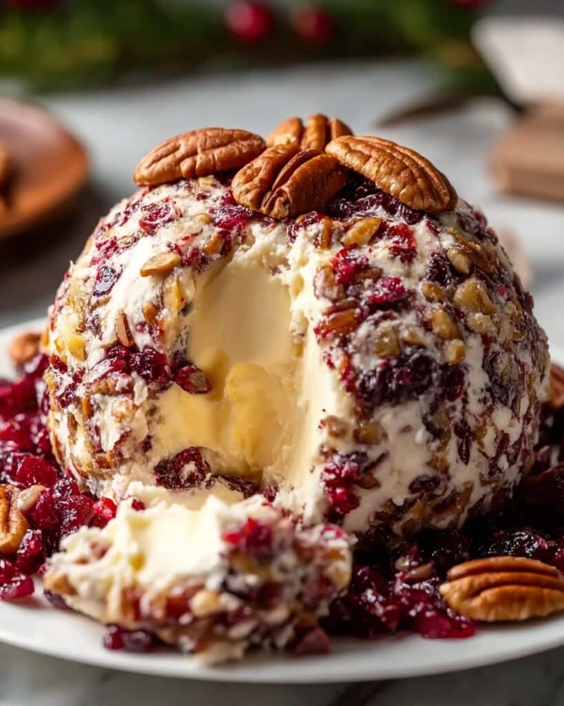 Cranberry Pecan Cheese Ball Recipe