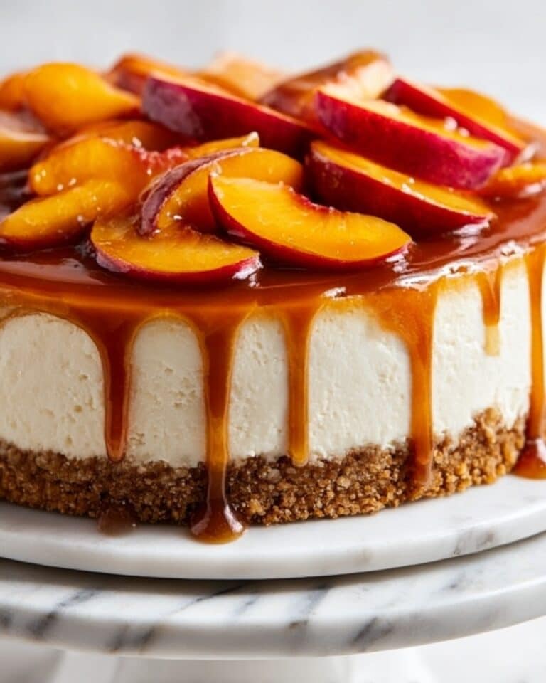 Peach Cobbler Cheesecake Recipe