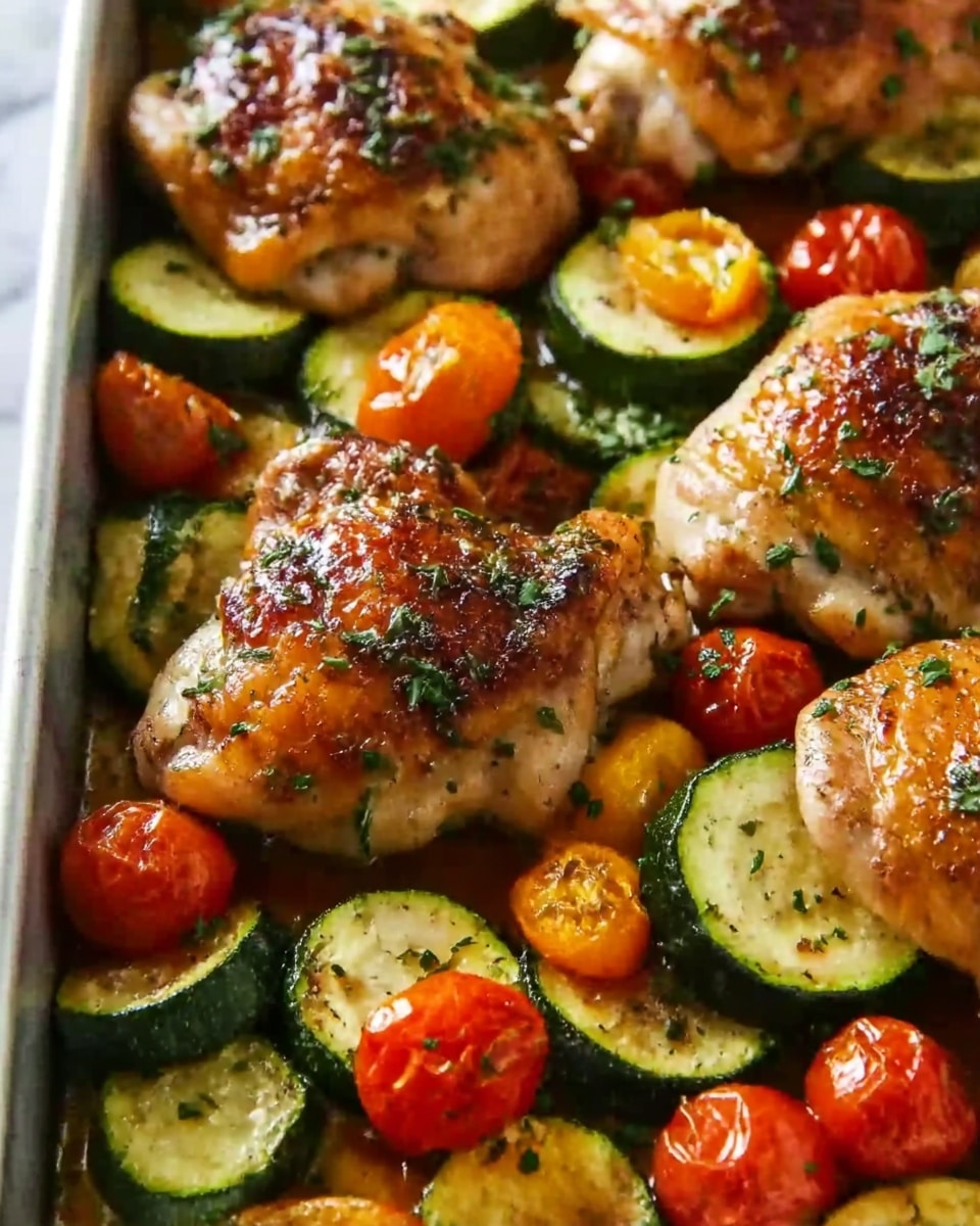 Mediterranean Chicken Zucchini Bake Recipe - Recipe Image