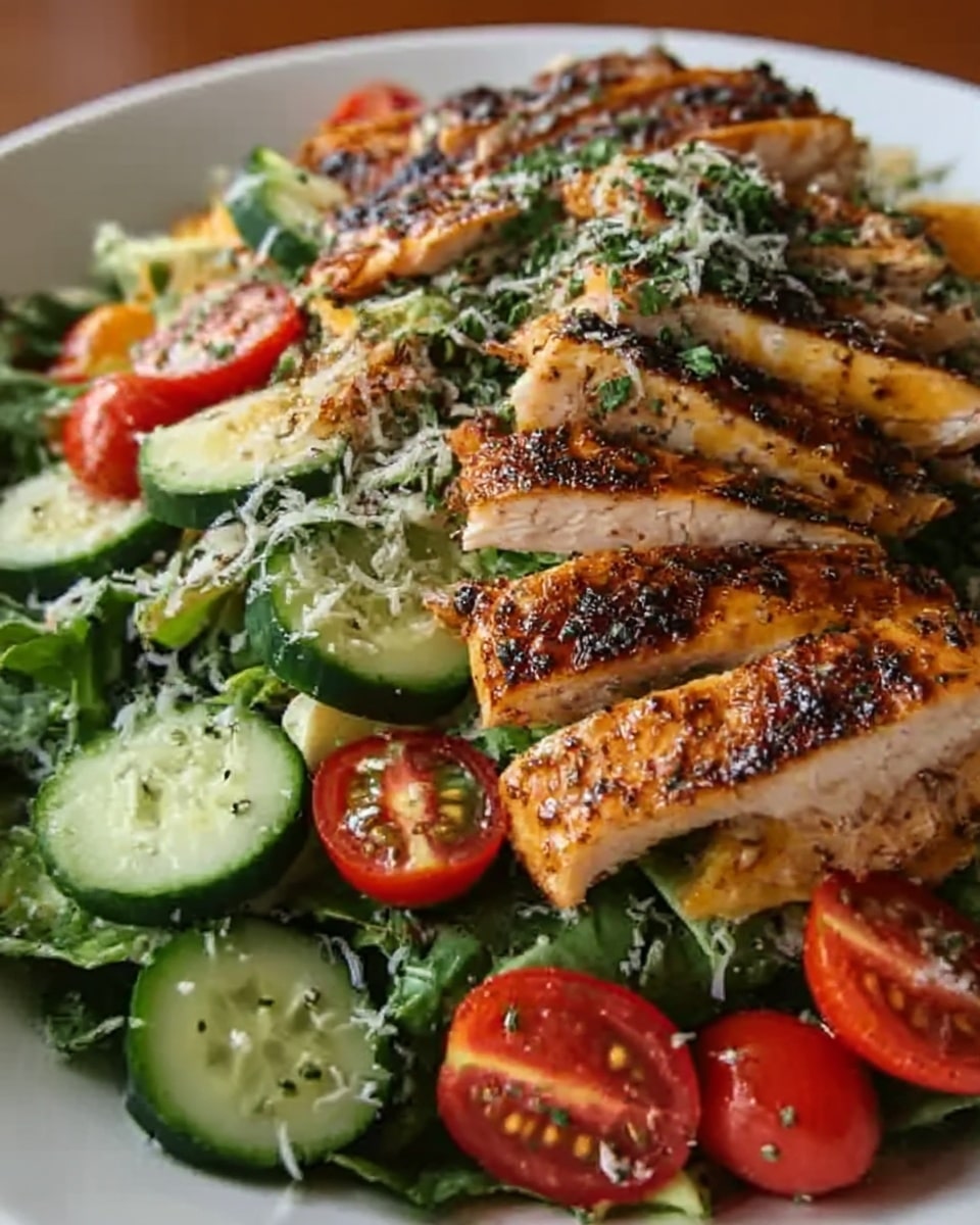 Grilled Chicken Salad with Honey Mustard Dressing Recipe - Recipe Image