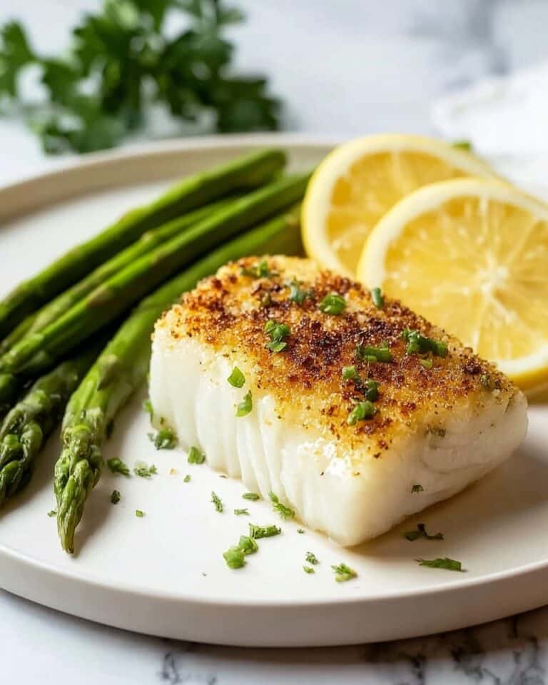 Air Fryer Cod with Lemon and Parsley Recipe