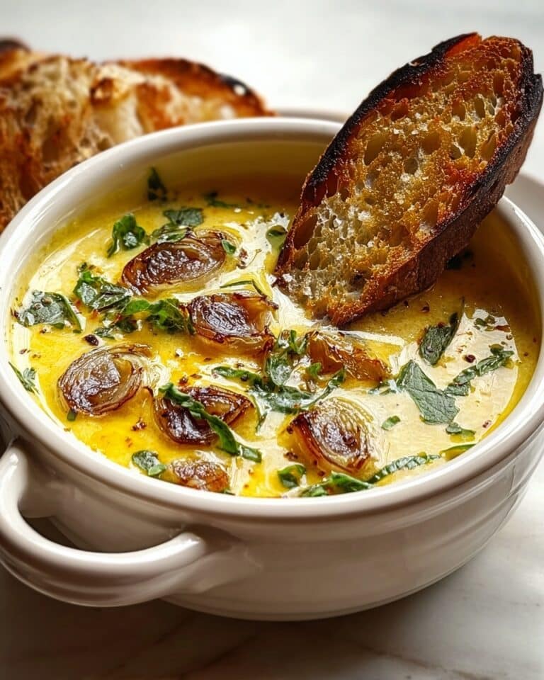 Country French Garlic Soup Recipe