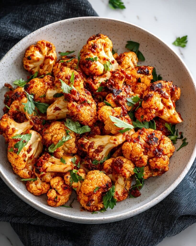Roasted Harissa Cauliflower Recipe