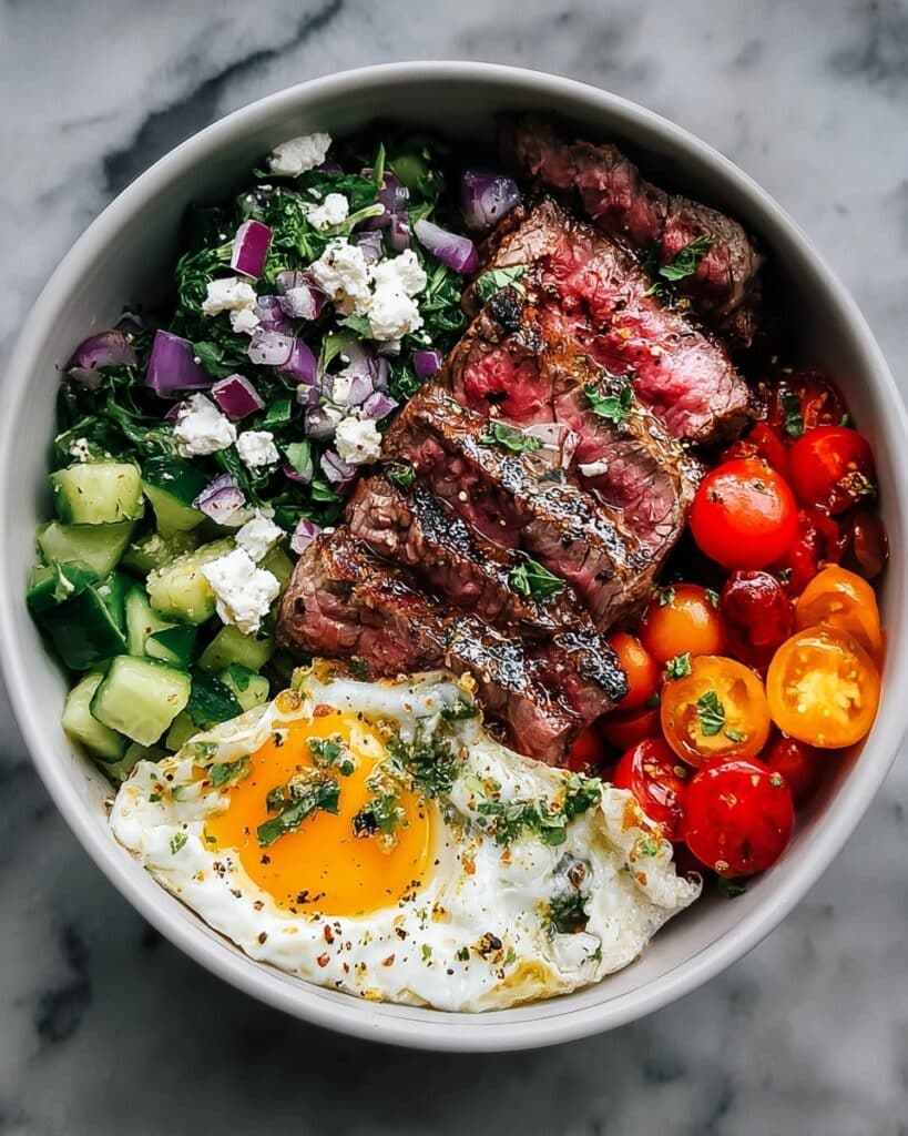 Mediterranean Steak Bowls Recipe