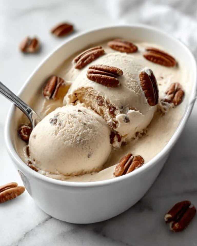 Homemade Butter Pecan Ice Cream Recipe