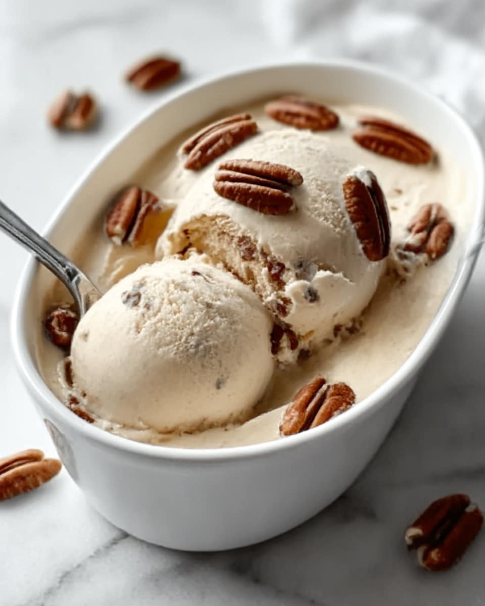 Homemade Butter Pecan Ice Cream Recipe - Recipe Image