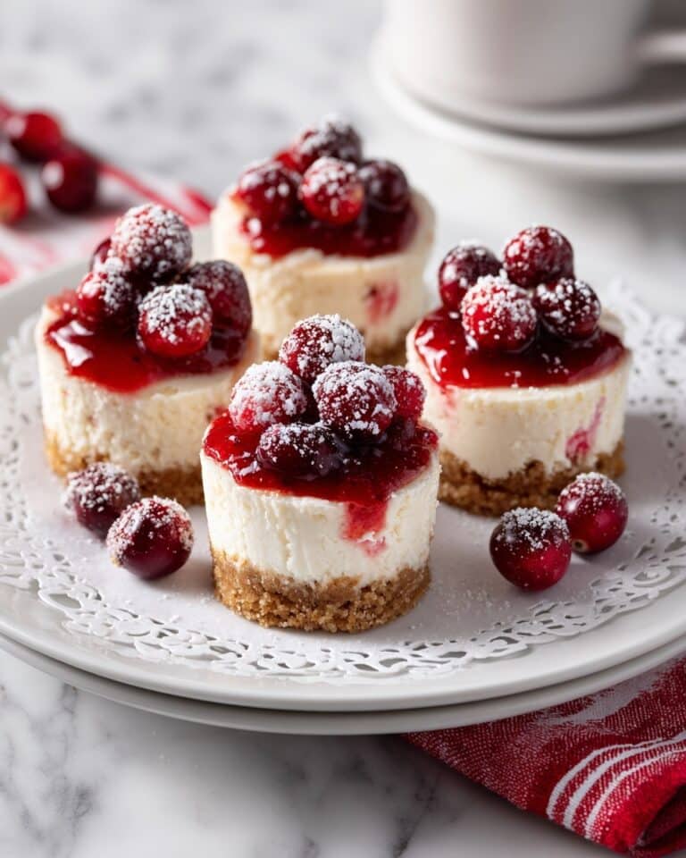 Mini Cranberry Cheesecakes Recipe