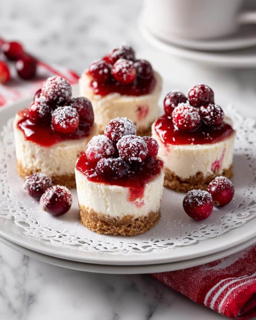 Mini Cranberry Cheesecakes Recipe