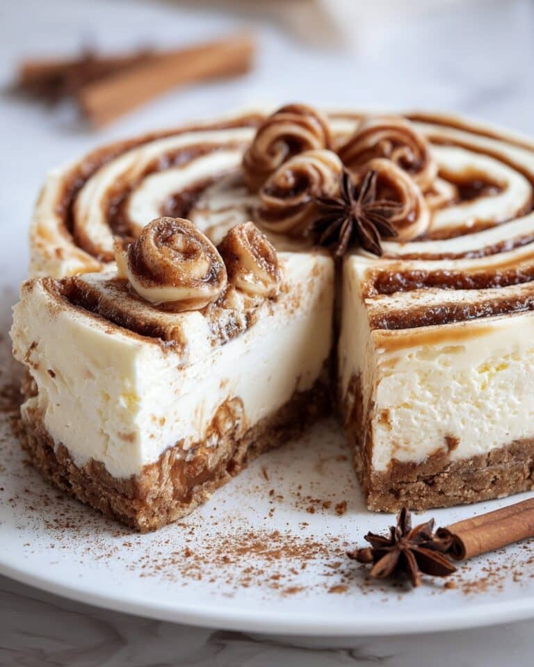 Cinnamon Roll Cheesecake Recipe