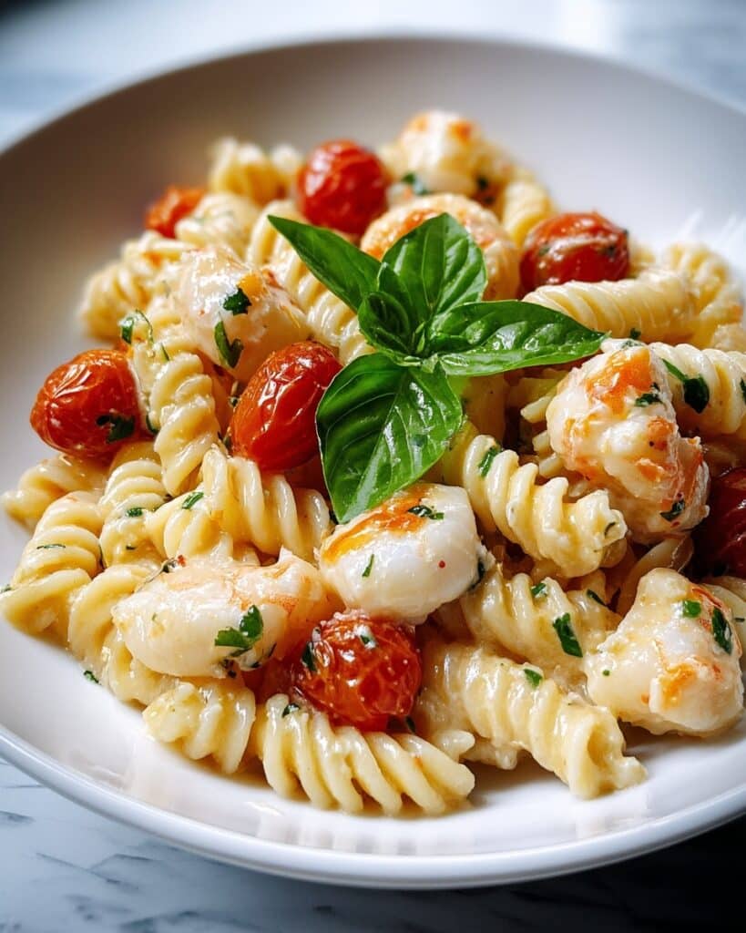Buttered Lobster Pasta with Cherry Tomatoes Recipe