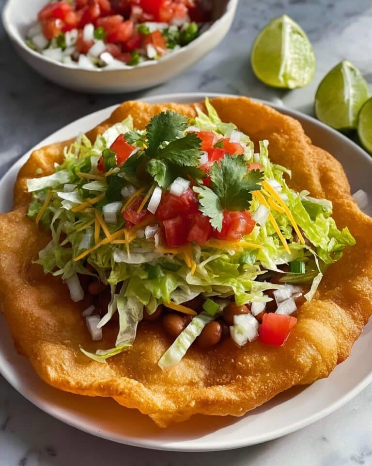 Navajo Tacos on Fry Bread Bliss Recipe