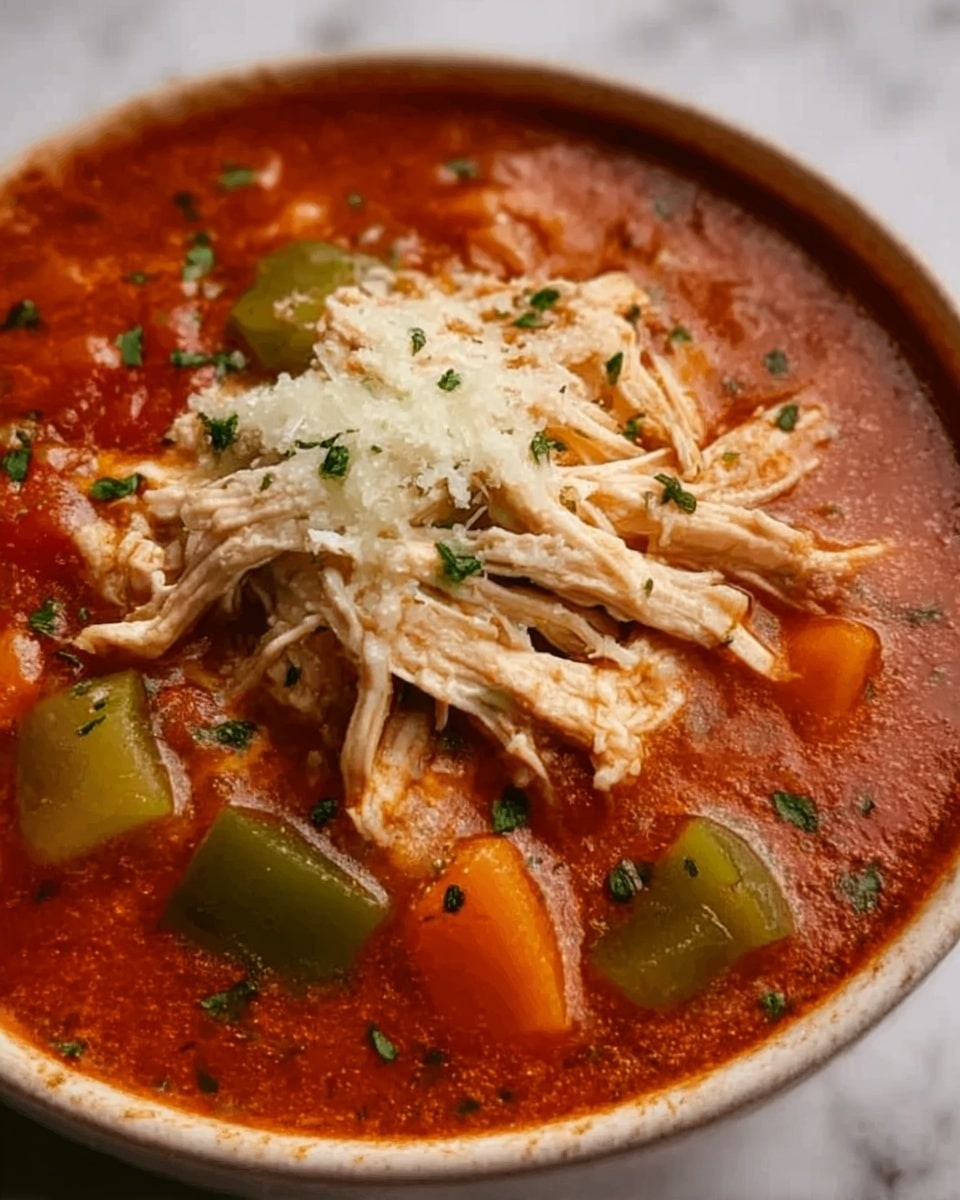 Slow Cooker Chicken Parmesan Soup Recipe - Recipe Image