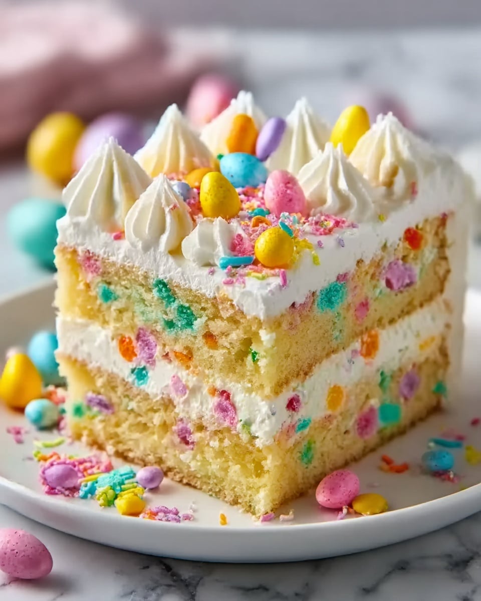 Easter Poke Cake Recipe - Recipe Image