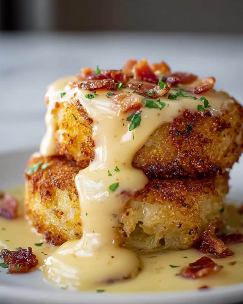 Grilled Shrimp and Cheddar Grit Fritters with Smoky Cream Recipe