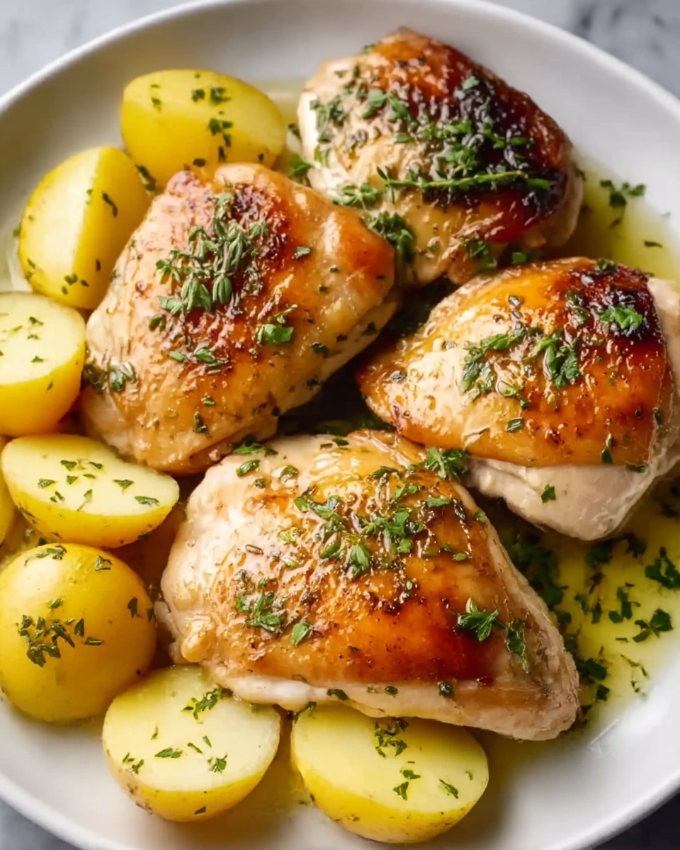 Chicken with Apples and Maple-Lime Sauce Recipe - Recipe Image