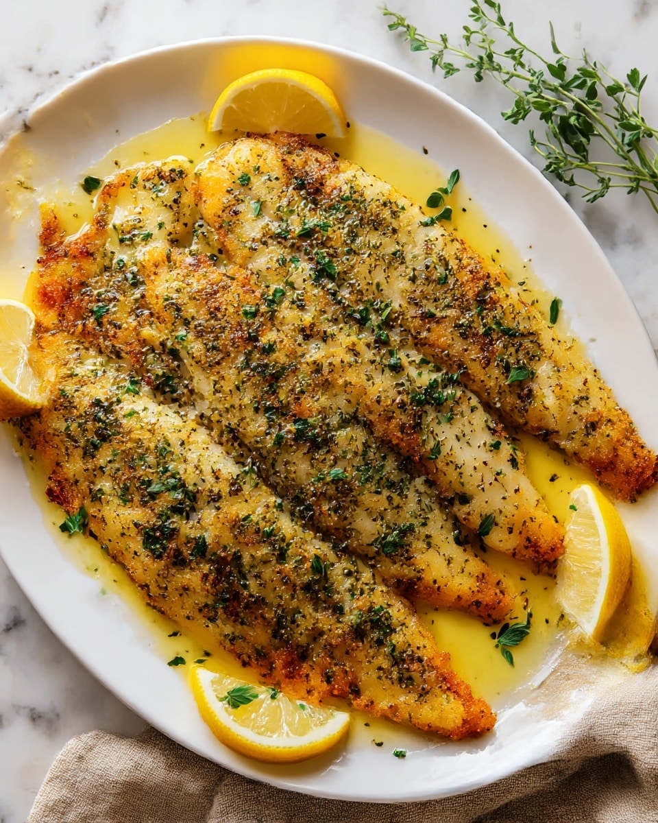 Citrus & Herb Oven-Baked Catfish Recipe - Recipe Image