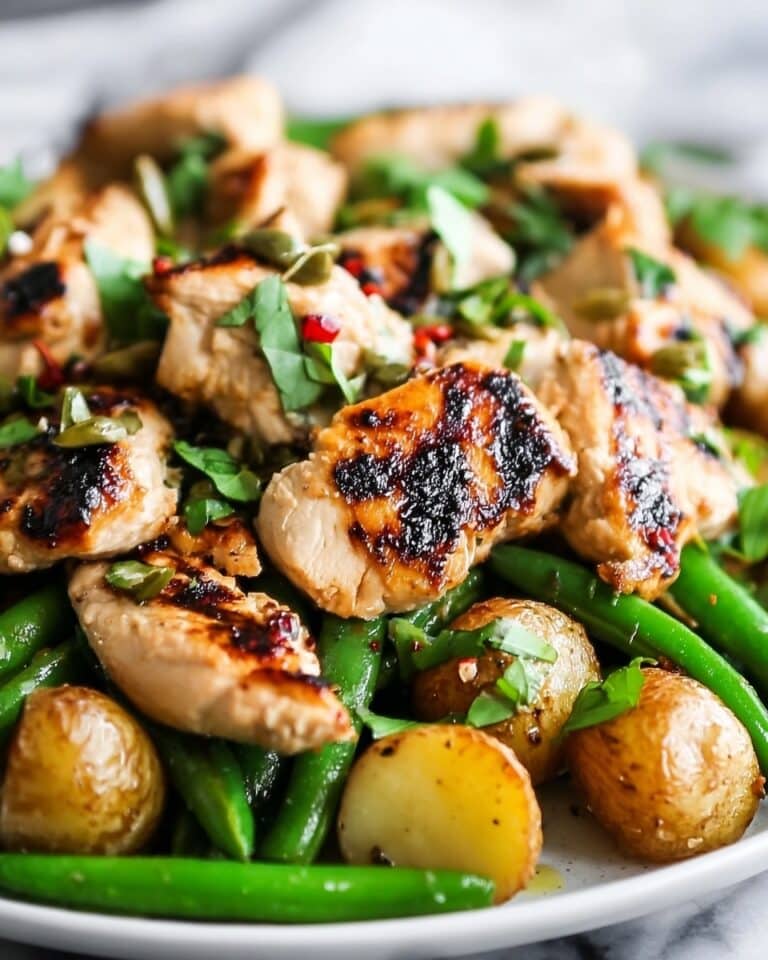 Asian Marinated Chicken with Snap Pea Panzanella Recipe