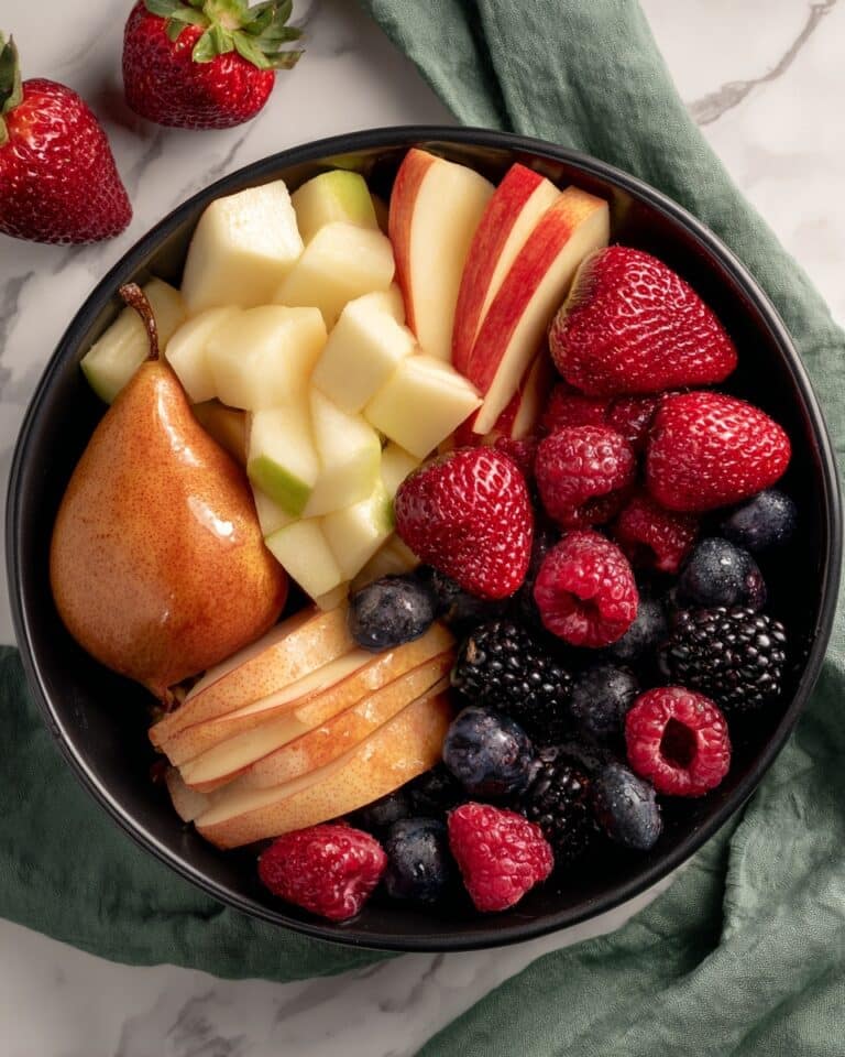 Fall Fruit Salad with Orange Maple Cinnamon Dressing Recipe