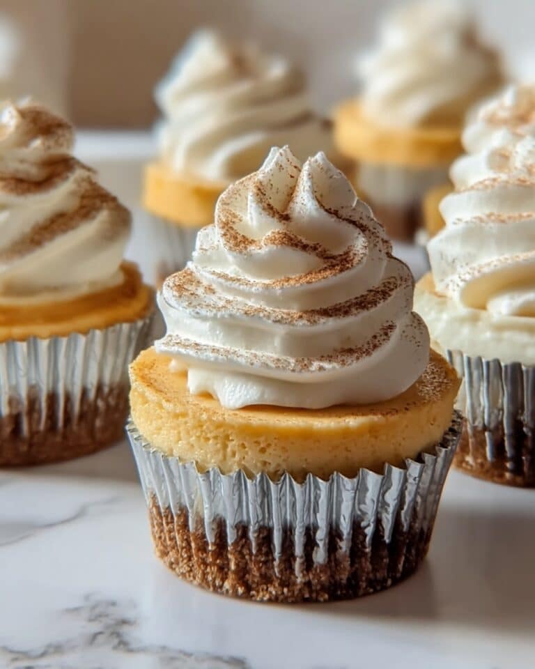 No-Bake Mini Pumpkin Cheesecakes Recipe