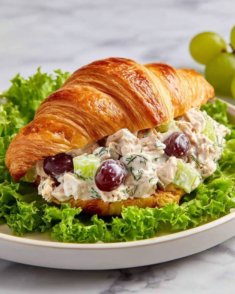 Summer Chicken Salad with Grapes and Fresh Dill Recipe