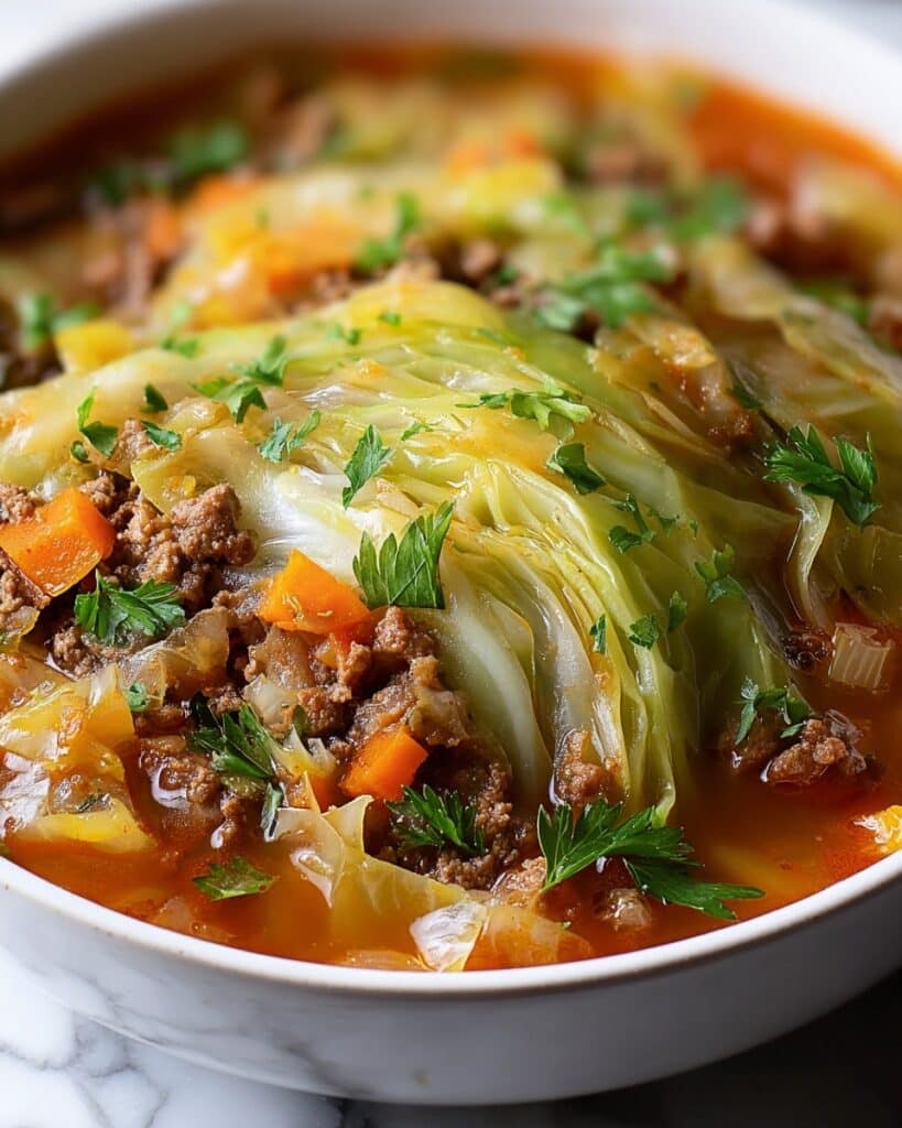 Low Carb Unstuffed Cabbage Casserole Recipe