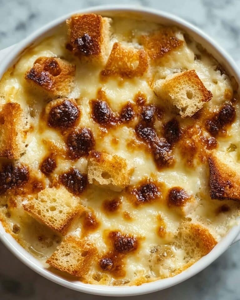 Old-Fashioned Bread Pudding with Vanilla Sauce Recipe