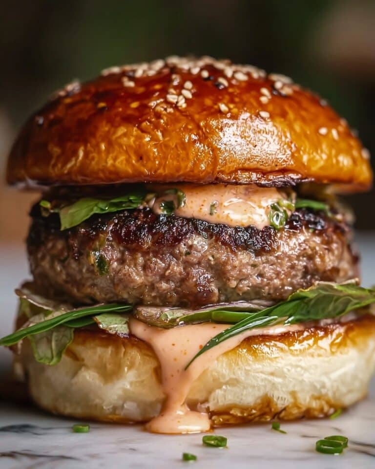 Juicy Smashed Patty Burger with Secret Sauce Recipe