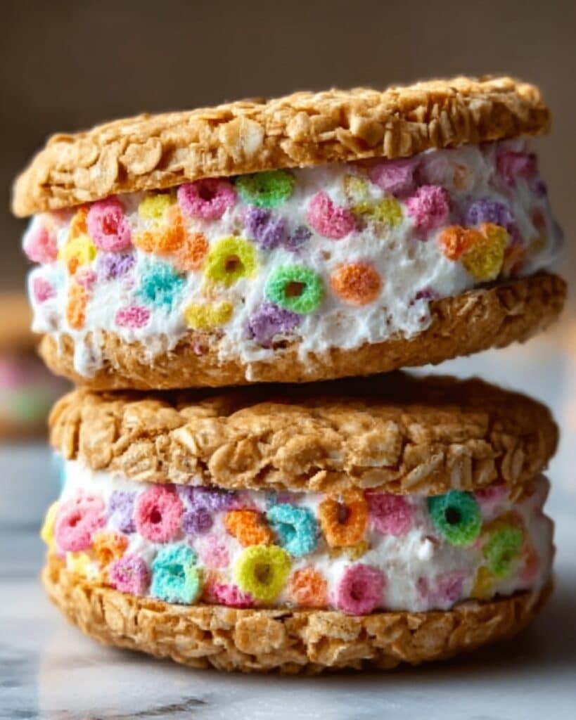 Cereal Ice Cream Sandwiches Recipe