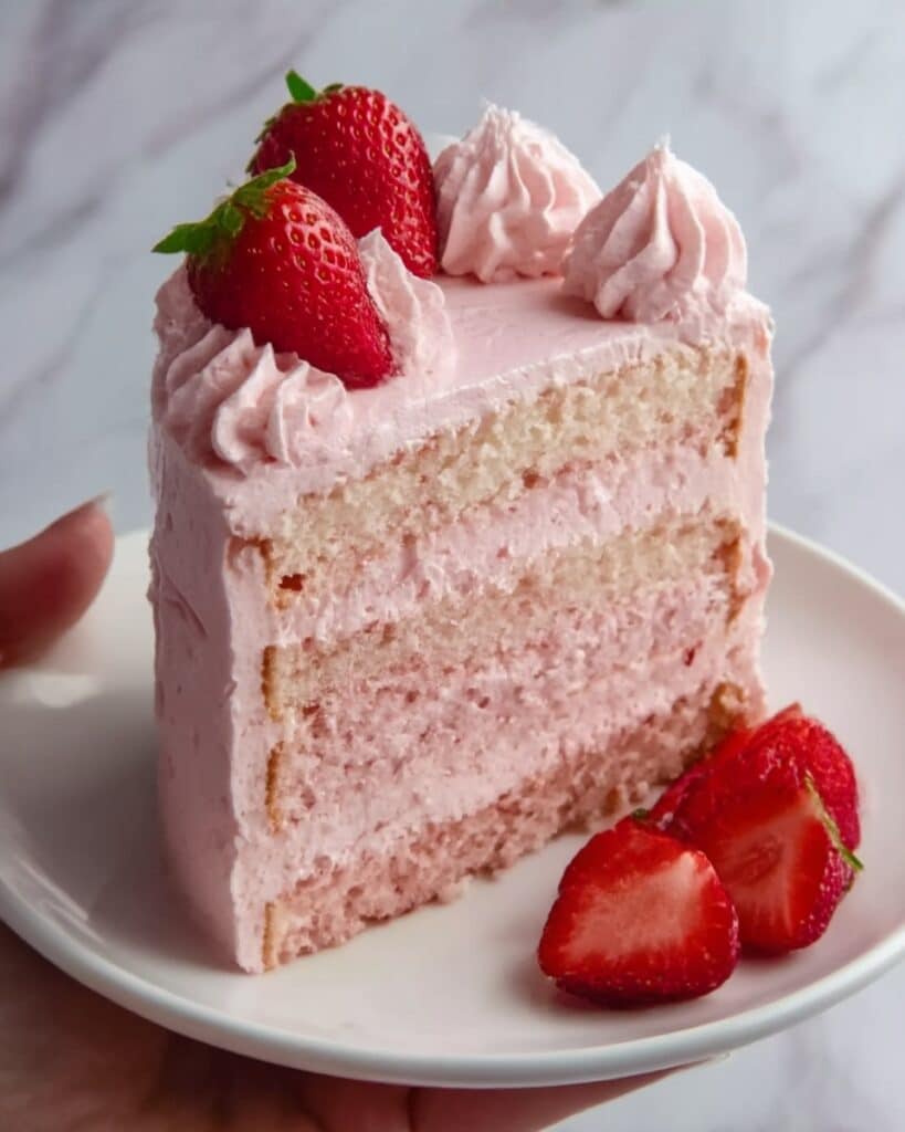 Best Strawberry Cake Ever Recipe