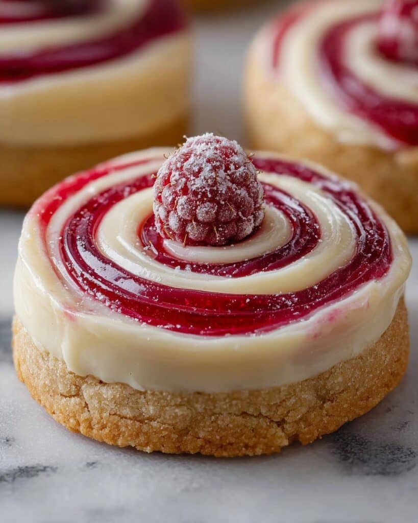 Raspberry Cheesecake Cookie Swirls Recipe