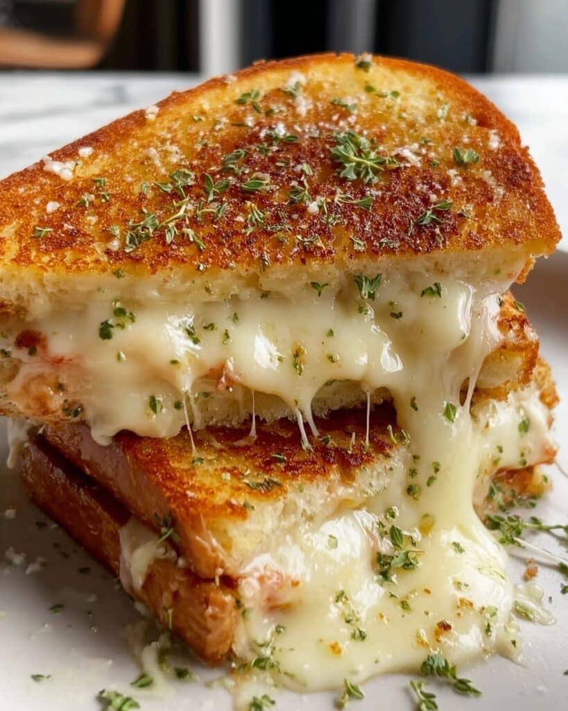 Pizza Grilled Cheese Sandwiches Recipe