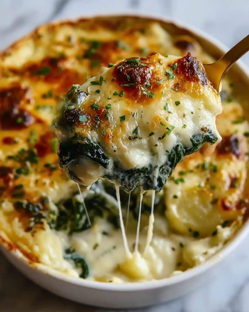 Baked Spinach Casserole Recipe