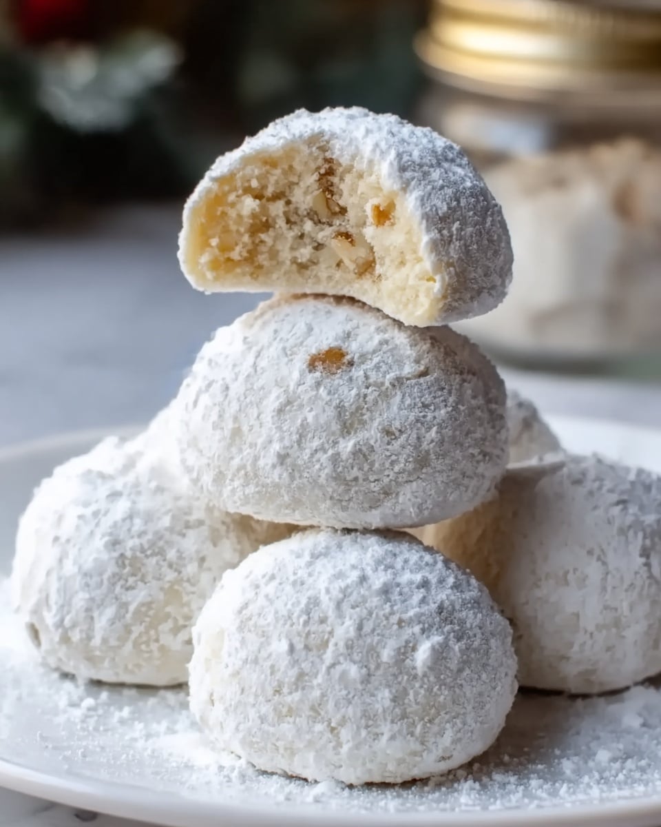 Sweetened Condensed Milk Snowball Cookies Recipe - Recipe Image