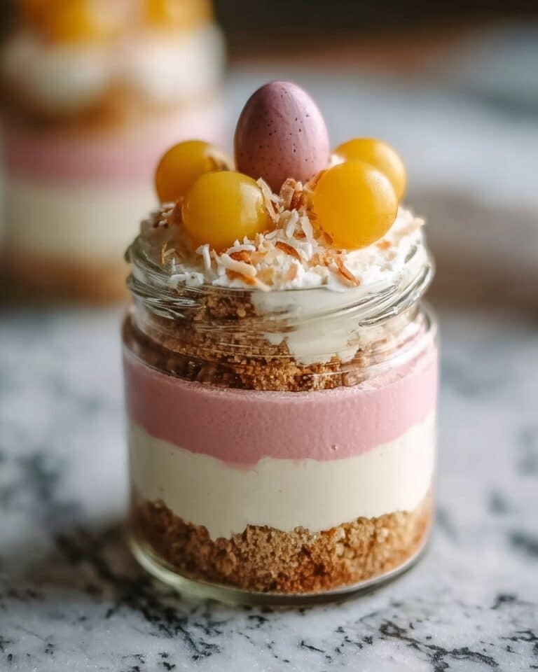 Easter Egg Cheesecake Jars Recipe