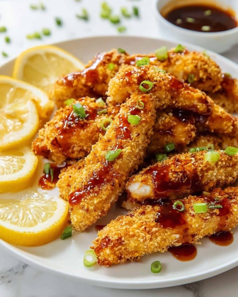 Asian Glazed Chicken Fingers Recipe