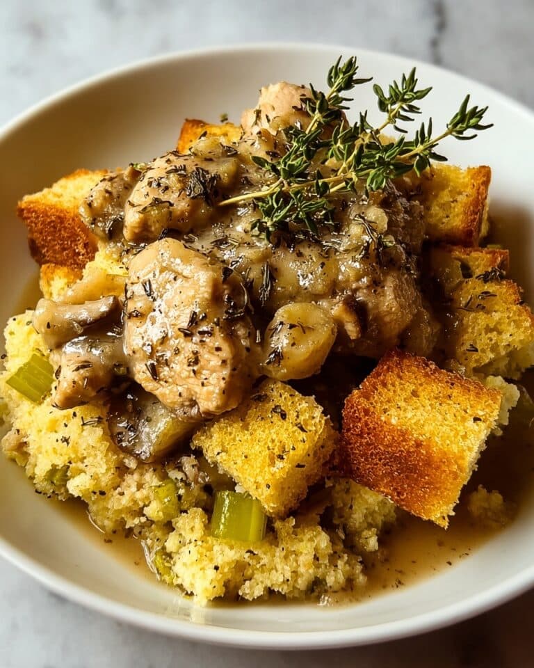 Crock Pot Chicken and Dressing Recipe