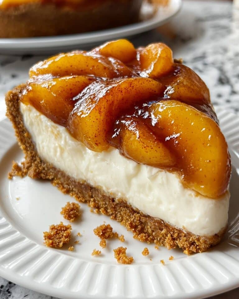 Peach Cobbler Cheesecake Fusion Recipe